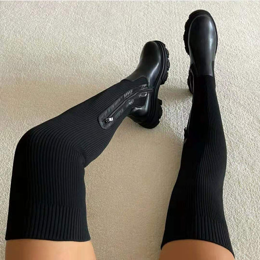 Stretchy | Strikkede Støvler
